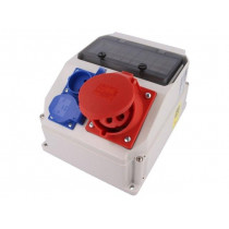 90EKO008; Electric switchboard; IP54; wall mount; No.of mod: 9; PCE