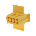 927366-1; Connector: wire-board; Junior Timer; plug; female; PIN: 8; yellow; TE Connectivity