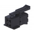 929504-1; Connector: wire-wire; JPT; plug; female; w/o contacts; PIN: 4; black; TE Connectivity