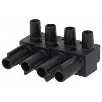 93.032.4853.0 ST18/4S SW; Connector: pluggable terminal block; screw terminal; male; ST18; WIELAND