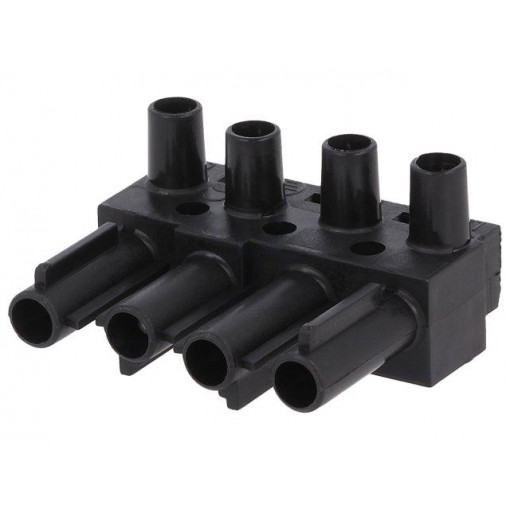 93.032.4853.0 ST18/4S SW; Connector: pluggable terminal block; screw terminal; male; ST18; WIELAND