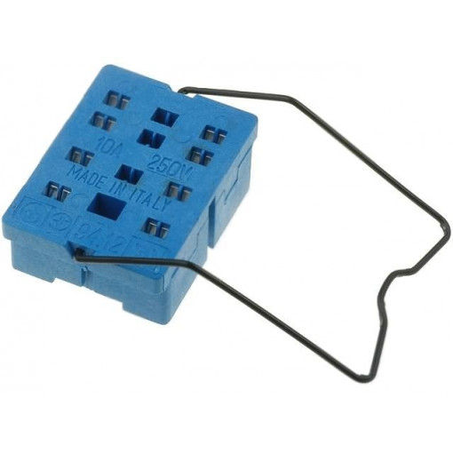 94.12SMA; Socket; PIN: 8; 10A; 250VAC; Application: 55.32; Mounting: PCB; FINDER