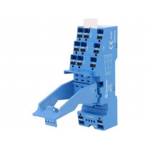 94.P3SPA; Socket; PIN: 11; 10A; 250VAC; Mounting: DIN; Leads: spring clamps; FINDER