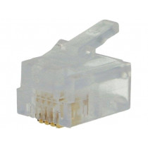 940-SP-3046R; Plug; RJ11; PIN: 4; Layout: 6p4c; IDC,crimped; for cable; BEL FUSE