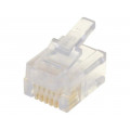 940-SP-3066R; Plug; RJ12; PIN: 6; Layout: 6p6c; IDC,crimped; for cable; BEL FUSE