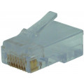 943-SP-370808M2; Plug; RJ45; PIN: 8; Layout: 8p8c; IDC,crimped; for cable; BEL FUSE