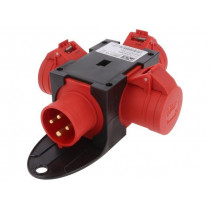 9430006W; Connector: AC supply 3-phase; splitter; 16A; 400VAC; IEC 60309; PCE