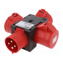 9430008W; Connector: AC supply 3-phase; splitter; 32A; 400VAC; IEC 60309; PCE