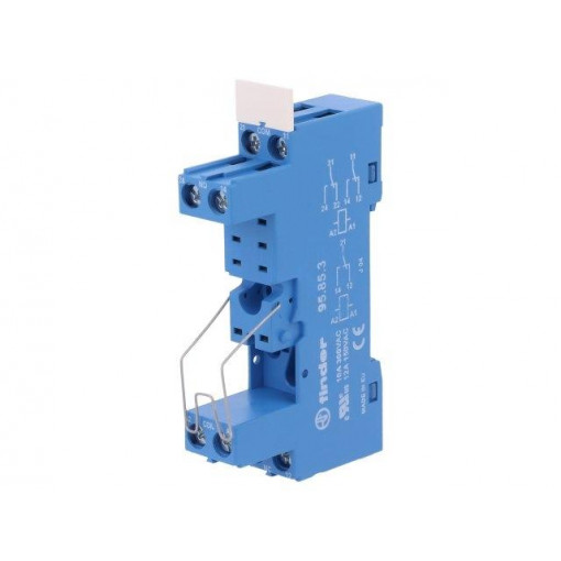 95.85.3SMA; Socket; 10A; 250VAC; Mounting: DIN; Leads: screw terminals; IP20; FINDER