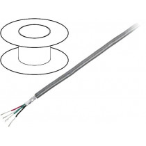 9538.00U305; Wire; RS232; stranded; Cu; Al-PET foil; PVC; chrome; 305m; BELDEN