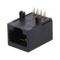95679-001LF; Socket; RJ45; PIN: 8; Cat: 5; unshielded; gold-plated; Layout: 8p8c; AMPHENOL