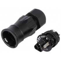 96.032.4553.1 RST20I3S S1 ZR3 V SW; Plug; Connector: circular; male; PIN: 3; silver plated; 20A; 250V; WIELAND