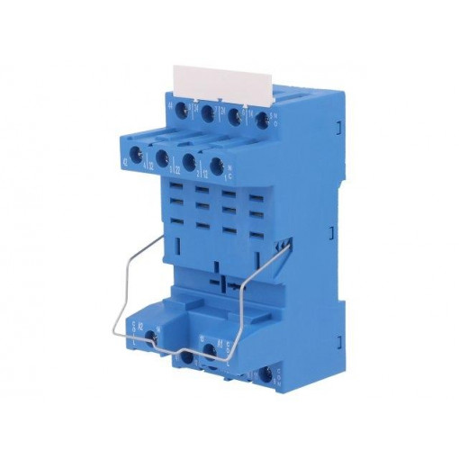 96.04SMA; Socket; PIN: 8; 12A; 250VAC; Mounting: DIN; Leads: screw terminals; FINDER