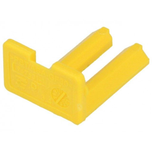 967631-1; Secondary lock; JPT; PIN: 9; yellow; Application: x-967626-x; TE Connectivity
