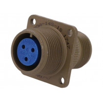 97-3100A-14S-1S; Connector: circular; Series: 97; socket,plug; female; PIN: 3; 13A; AMPHENOL 97-3100A-14S-1S; Connector: circular; Series: 97; socket,plug; female; PIN: 3; 13A; AMPHENOL