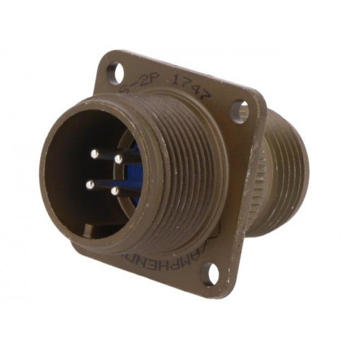 97-3100A-14S-2P; Connector: circular; Series: 97; socket,plug; male; PIN: 4; 13A; AMPHENOL 97-3100A-14S-2P; Connector: circular; Series: 97; socket,plug; male; PIN: 4; 13A; AMPHENOL