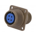 97-3100A-14S-2S; Connector: circular; Series: 97; socket,plug; female; PIN: 4; 13A; AMPHENOL 97-3100A-14S-2S; Connector: circular; Series: 97; socket,plug; female; PIN: 4; 13A; AMPHENOL