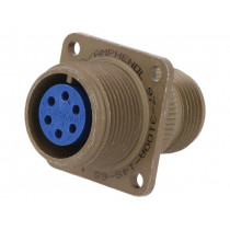 97-3100A-14S-6S; Connector: circular; Series: 97; socket,plug; female; PIN: 6; 13A; AMPHENOL 97-3100A-14S-6S; Connector: circular; Series: 97; socket,plug; female; PIN: 6; 13A; AMPHENOL