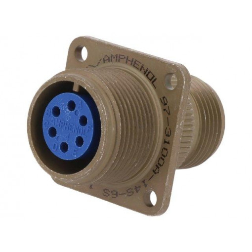 97-3100A-14S-6S; Connector: circular; Series: 97; socket,plug; female; PIN: 6; 13A; AMPHENOL