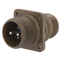 97-3100A-16-9P; Connector: circular; Series: 97; socket,plug; male; PIN: 4(2+2); AMPHENOL 97-3100A-16-9P; Connector: circular; Series: 97; socket,plug; male; PIN: 4(2+2); AMPHENOL