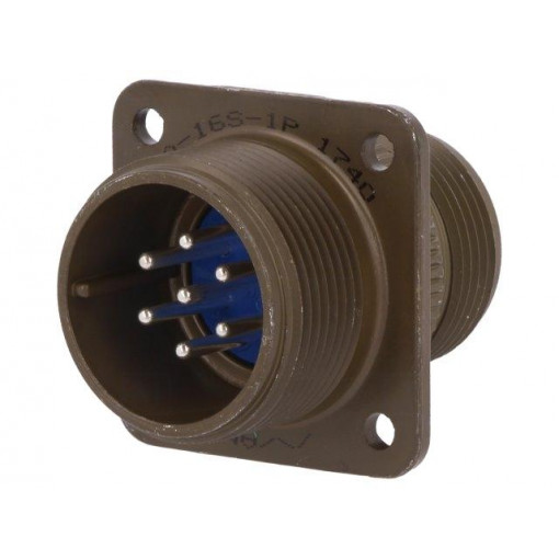 97-3100A-16S-1P; Connector: circular; Series: 97; socket,plug; male; PIN: 7; 13A; AMPHENOL 97-3100A-16S-1P; Connector: circular; Series: 97; socket,plug; male; PIN: 7; 13A; AMPHENOL