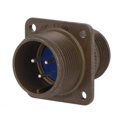 97-3100A-16S-5P; Connector: circular; Series: 97; socket,plug; male; PIN: 3; 13A; AMPHENOL 97-3100A-16S-5P; Connector: circular; Series: 97; socket,plug; male; PIN: 3; 13A; AMPHENOL