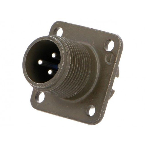 97-3102A-10SL-3P; Connector: circular; Series: 97; socket; male; PIN: 3; silver plated; AMPHENOL 97-3102A-10SL-3P; Connector: circular; Series: 97; socket; male; PIN: 3; silver plated; AMPHENOL