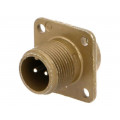 97-3102A-10SL-4P; Connector: circular; Series: 97; socket; male; PIN: 2; silver plated; AMPHENOL 97-3102A-10SL-4P; Connector: circular; Series: 97; socket; male; PIN: 2; silver plated; AMPHENOL