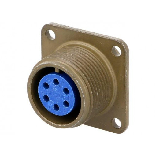 97-3102A-14S-6S; Connector: circular; Series: 97; socket; female; PIN: 6; soldering; AMPHENOL