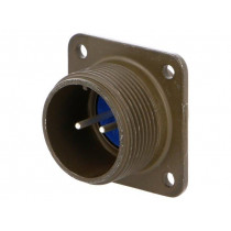 97-3102A-16S-4P; Connector: circular; Series: 97; socket; male; PIN: 2; silver plated; AMPHENOL