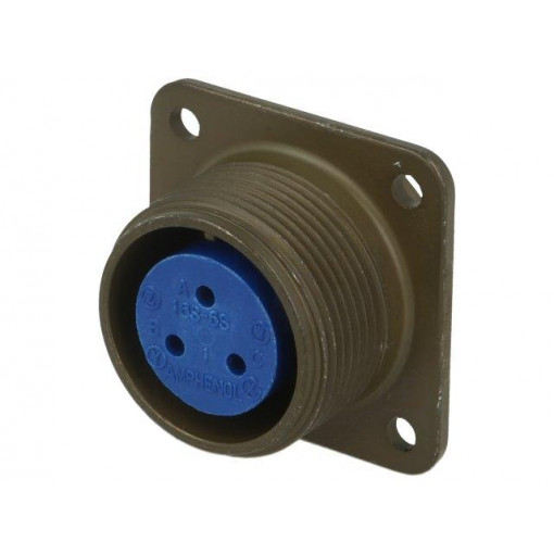 97-3102A-16S-5S; Connector: circular; Series: 97; socket; female; PIN: 3; soldering; AMPHENOL