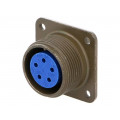 97-3102A-16S-8S; Connector: circular; Series: 97; socket; female; PIN: 5; soldering; AMPHENOL