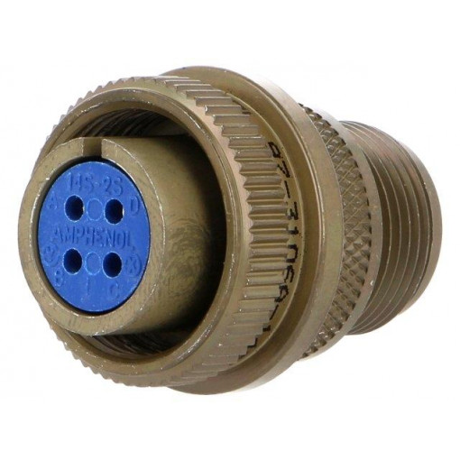 97-3106A-14S-2S; Connector: circular; Series: 97; plug; female; PIN: 4; silver plated; AMPHENOL