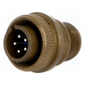 97-3106A-14S-5P; Connector: circular; Series: 97; plug; male; PIN: 5; silver plated; AMPHENOL