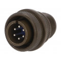 97-3106A-14S-6P; Connector: circular; Series: 97; plug; male; PIN: 6; silver plated; AMPHENOL 97-3106A-14S-6P; Connector: circular; Series: 97; plug; male; PIN: 6; silver plated; AMPHENOL
