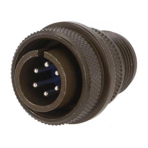 97-3106A-14S-6P; Connector: circular; Series: 97; plug; male; PIN: 6; silver plated; AMPHENOL 97-3106A-14S-6P; Connector: circular; Series: 97; plug; male; PIN: 6; silver plated; AMPHENOL