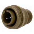 97-3106A-14S-9P; Connector: circular; Series: 97; plug; male; PIN: 2; silver plated; AMPHENOL