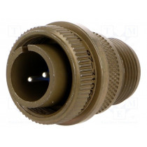 97-3106A-14S-9P; Connector: circular; Series: 97; plug; male; PIN: 2; silver plated; AMPHENOL