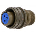 97-3106A-16-10S; Connector: circular; Series: 97; plug; female; PIN: 3; silver plated; AMPHENOL