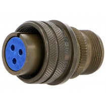 97-3106A-16-10S; Connector: circular; Series: 97; plug; female; PIN: 3; silver plated; AMPHENOL