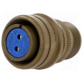 97-3106A-16-11S; Connector: circular; Series: 97; plug; female; PIN: 2; silver plated; AMPHENOL