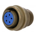 97-3106A-16S-8S; Connector: circular; Series: 97; plug; female; PIN: 5; silver plated; AMPHENOL