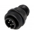 97-3106A-14S-5P(946); Connector: circular; Series: 97; plug; male; PIN: 5; silver plated; AMPHENOL