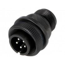 97-3106A-14S-5P(946); Connector: circular; Series: 97; plug; male; PIN: 5; silver plated; AMPHENOL