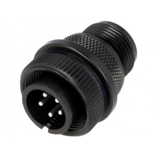 97-3106A-14S-5P(946); Connector: circular; Series: 97; plug; male; PIN: 5; silver plated; AMPHENOL