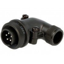 97-3108B-14S-5P(621); Connector: circular; Series: 97; plug; male; PIN: 5; silver plated; AMPHENOL