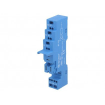 97.51; Socket; PIN: 5; 10A; 250VAC; Mounting: DIN; Leads: spring clamps; FINDER