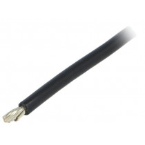 9910 010250; Wire; stranded; Cu; 10AWG; black; PVC; 600V; 76m; BELDEN