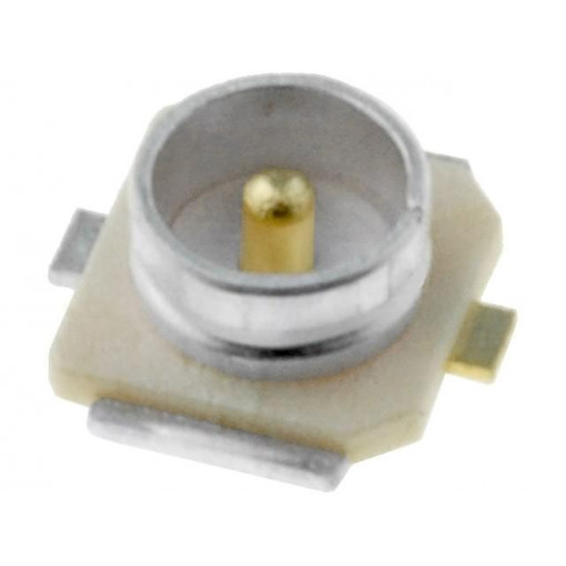 A-1JB; Connector: U.FL (IPX/AMC); socket; 50Ω; SMT; male; AMPHENOL
