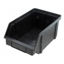 ; Bin; ESD; W: 202mm; H: 148mm; D: 314mm; Mat: polypropylene; black;  ; Bin; ESD; W: 202mm; H: 148mm; D: 314mm; Mat: polypropylene; black;
